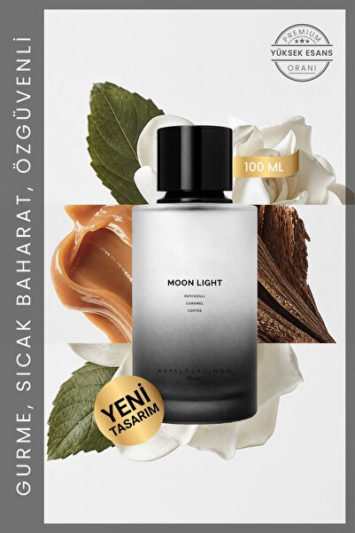 Royal Platinum Moon Light 100 Ml Unisex Niche Parfüm Karamel Kahve Sıcak Yoğun