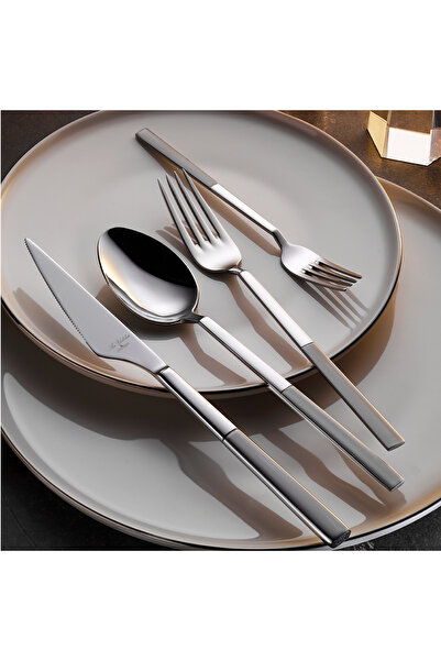 Aryıldız Gusto Prestige Mat 84 Parça 12 Kişilik Çatal Kaşık Bıçak Takımı