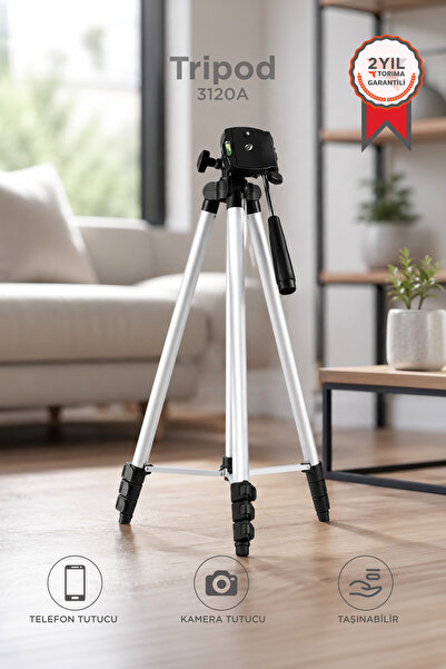 Torima Tripod Profesyonel Su Terazili 102 CM Telefon Tutucu 3120A