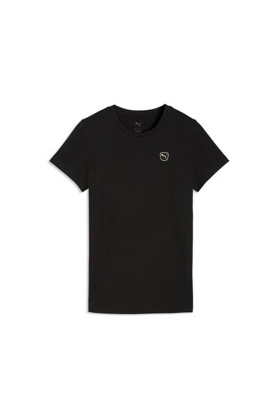Puma Erwachsene; Damen; T-Shirts; Regular-Kurzarm; schwarz; Puma Shuffle; S