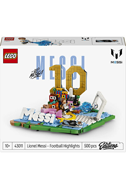 LEGO ® Editions Lionel Messi – Unutulmaz Futbol Anları 43011 - 10+ için Oyuncak Yapım Seti (500P)