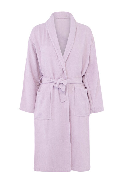 TRENDYOLMİLLA HOME 2-Piece Towel Bathrobe Set Tphss26Nz00002