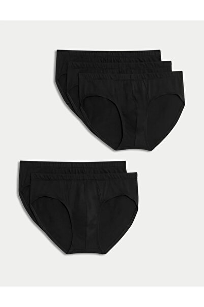 Marks & Spencer 5 Pack Pure Cotton Cool & Freshâ„¢ Slips