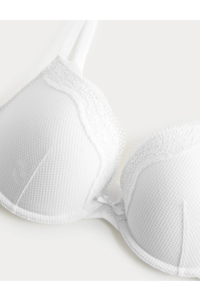 Marks & Spencer Biustonosz Jasmine Lace z fiszbinami, push-up, głęboki dekolt...
