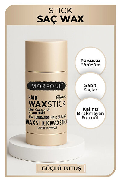Morfose Stick Saç Wax 55 gr - Saç Sabitleyici, Güçlü Tutuş