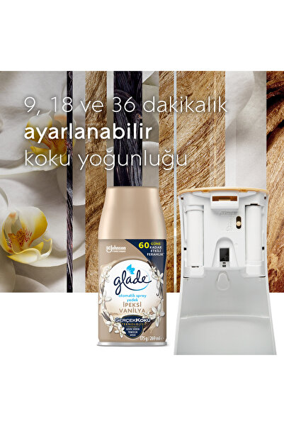 Glade Otomatik Sprey Cihazı + İpeksi Vanilya Yedek 269 Ml