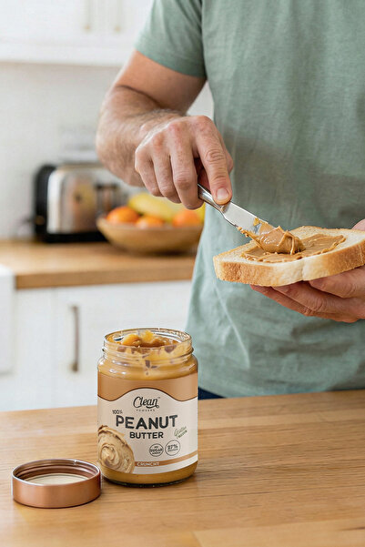 Clean Powders %100 Peanut Butter (Fıstık Ezmesi) 300 Gr - Şeker İlavesiz