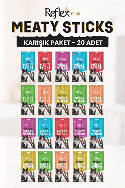 Reflex Stick Kedi Ödülü 3x5 gr 4 Çeşit 20 Paket