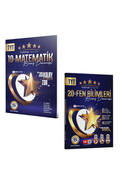 Bilgi Sarmal Yayınları Bilgi Sarmal TYT Matematik Yıldızlar Yarışıyor 10 lu D...