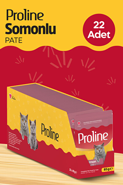 Proline Pouch Somonlu Yaş Kedi Mama 22 x 85 Gr