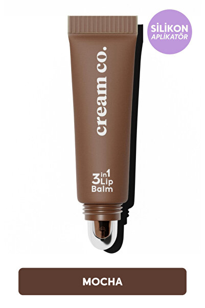 Cream Co. Nemlendirici Parlatıcı 3in1 Lip Balm | Dudak Bakım | Mocha Kahve | ...