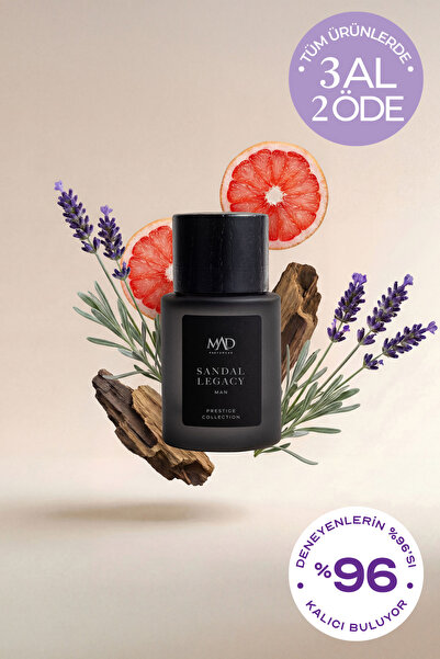 Mad Parfüm Mad Sandal Legacy Prestige 50 ml Erkek Parfüm | Odunsu - Vanilya -...