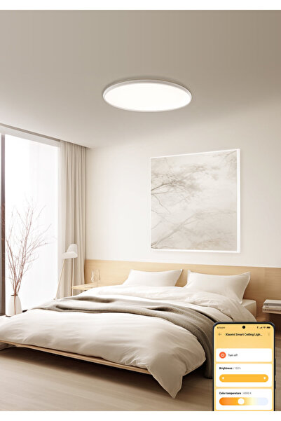 Xiaomi Smart Ceiling Light D30 Akıllı LED Tavan Lambası 35cm 30W Modern Plafo...