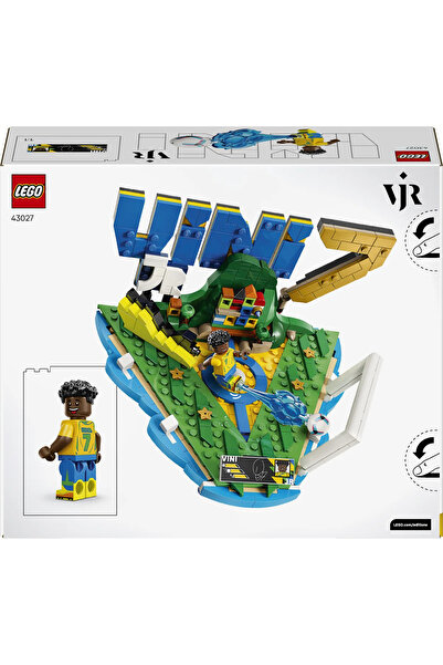 LEGO ® Editions Vini Jr. – Unutulmaz Futbol Anları 43027 - 10+ için Oyuncak Yapım Seti (510 Parça)