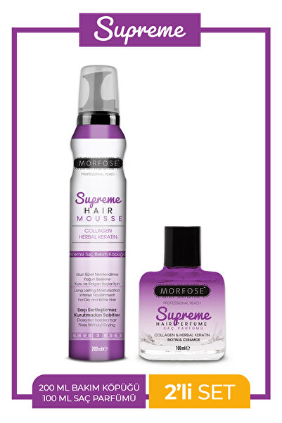 Morfose K-Supreme Saç Parfümü 100 ml +Supreme Saç Köpüğü 200 ml