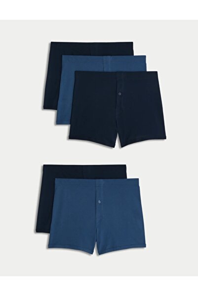 Marks & Spencer 5 Pack Essential Cotton Trunks