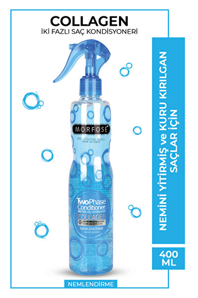 Morfose Çift Fazlı Kolajen İçeren Fön Suyu 400 ml - Nemini Yitirmiş, Kuru Kır...
