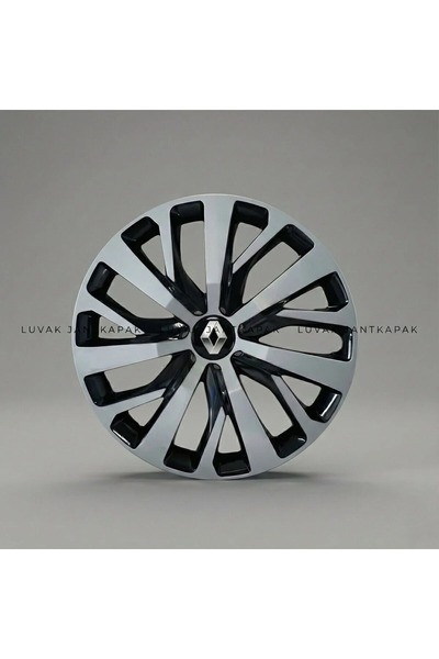 JANT RENAULT Megane Uyumlu JantKapağı - 16 İnç - 1 Takım (4 adet) - Çelik gör...