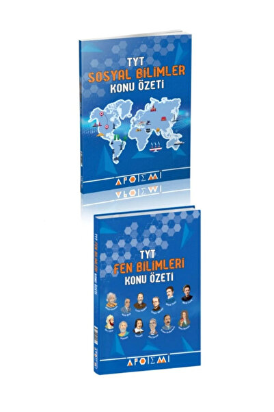 Apotemi Yayınları Apotemi TYT Sosyal Bilimler ve Fen Bilimleri Konu Özeti Set...