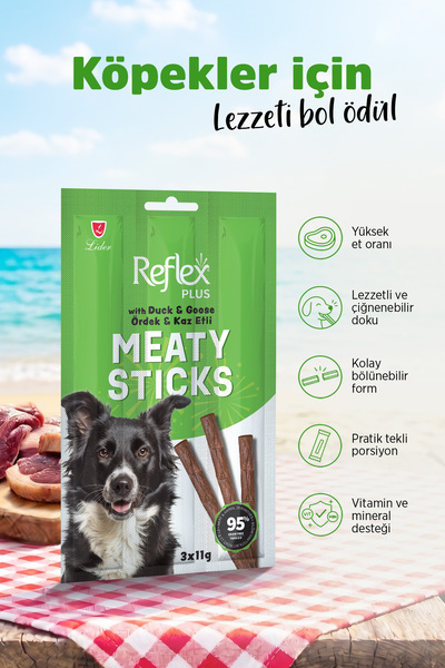 Reflex STICK KÖPEK-ÖRDEK&KAZ ETLI ÖDÜL 3X11GR.