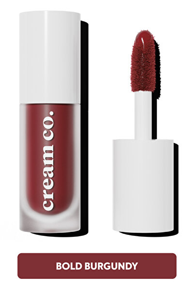 Cream Co. Allık Ruj Göz Farı Glow Tint Bold Burgundy Nemlendirici Makyaj | Bo...