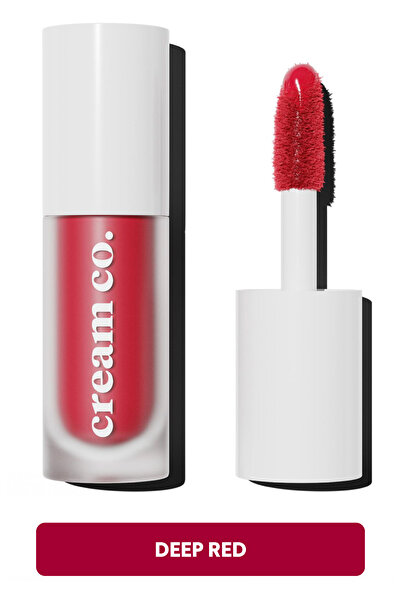 Cream Co. Allık Ruj Göz Farı Glow Tint Deep Red | Nemlendirici Makyaj | Kırmı...