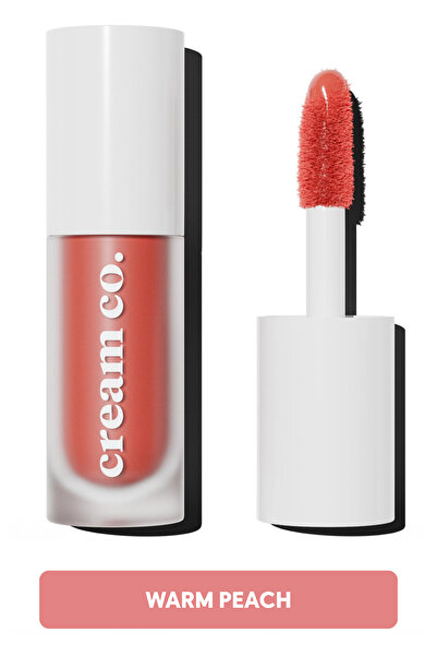 Cream Co. Allık Ruj Göz Farı Glow Tint Warm Peach | Nemlendirici Makyaj | Şef...