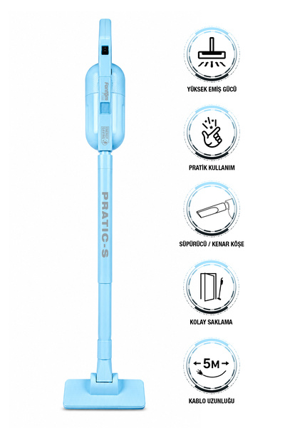 Fantom Pratıc-S P1200 Toz Torbasız Dikey Süpürge Mavi