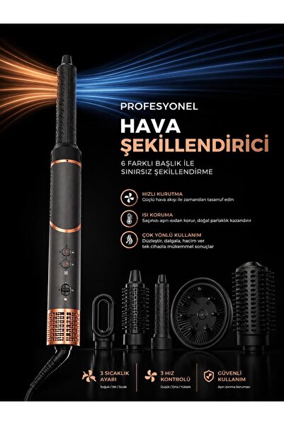 Bright Elegance Be-5124 1500W Foldable 6 in 1 Bldc Motor Hair Styling Set