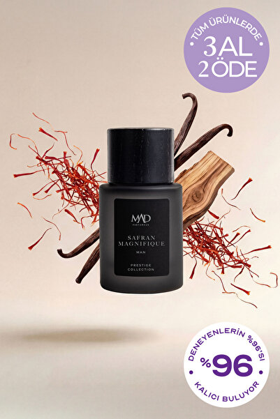 Mad Parfüm Mad Safran Magnifique Prestige 50 ml Erkek Parfüm | Odunsu - Karan...