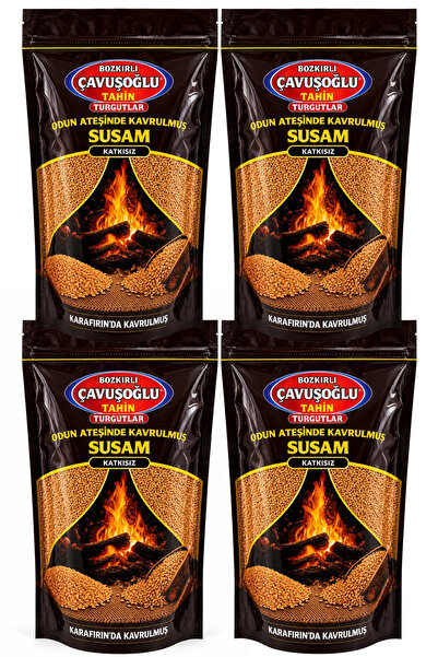 Bozkırlı Çavuşoğlu Odun Ateşinde Kavrulmuş Susam 1 Kg x 4 Adet