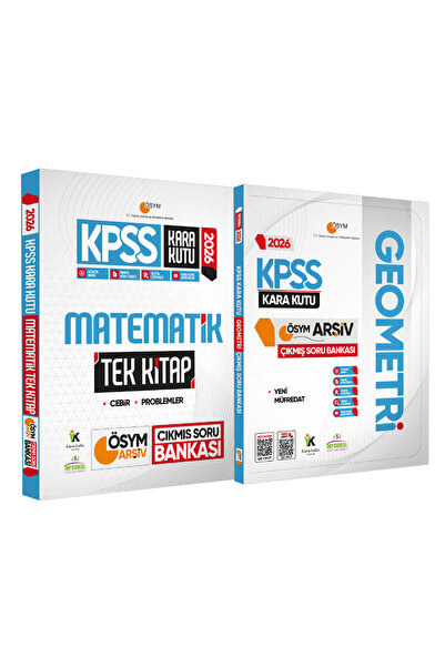 İnformal Yayınları 2026 KPSS Kara Kutu TEK KİTAP Matematik ve Geometri ÖSYM Ç...