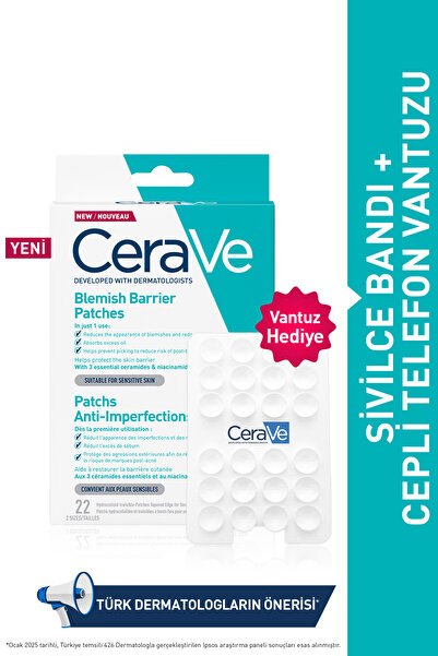 CeraVe Blemish Barrier Patch Bandı & Telefon Vantuzu