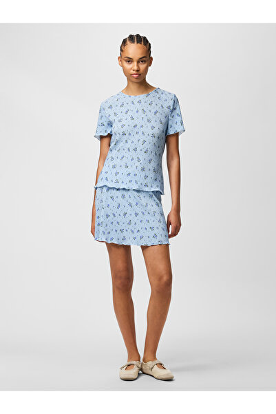PIECES PCFLORA SS O-NECK TOP JRS NOOS BC