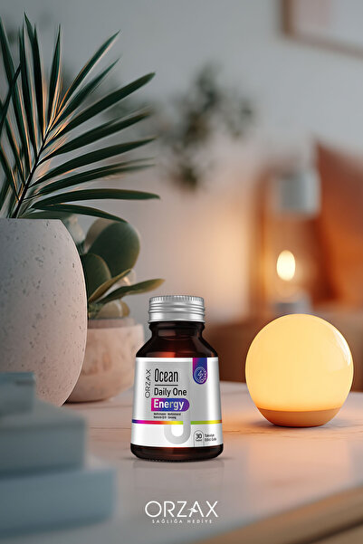 Ocean Orzax Daily One Energy Multivitamin-Multimineral (13 Vitamin+10 Mineral) KoenzimQ10-Ginseng 30Tablet