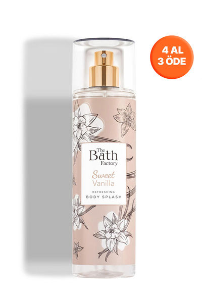 THE BATH FACTORY Sweet Vanilla Vücut Spreyi 200 ml