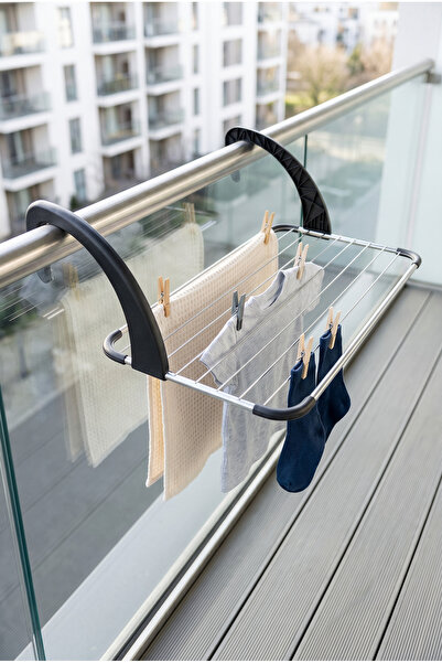 Perilla Pratik Hızlı Dirsekli Katlanabilir Balkon Çamaşır Kurutmalığı