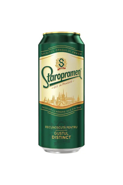 Staropramen Bere Blonda Staropramen, Doza, 0.5l