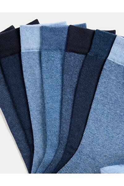 Marks & Spencer 7 Pack Cool & Freshâ„¢ Cotton Rich Socks