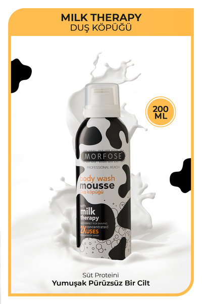 Morfose Milk Therapy Vücut Duş Köpüğü 200 ml