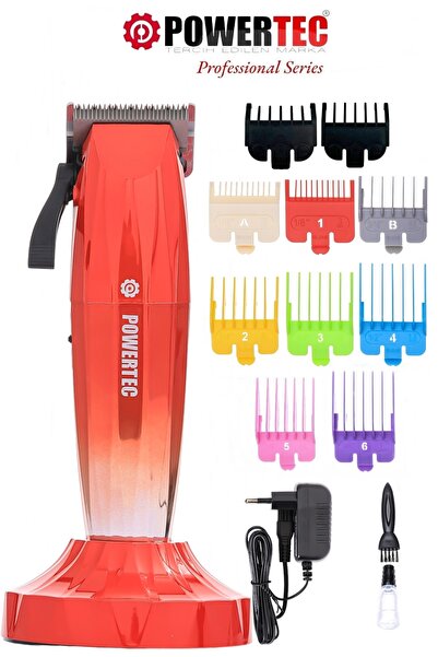 POWERTEC TR-8800 Profesyonel Şarjlı Saç Sakal Tıraş Makinesi