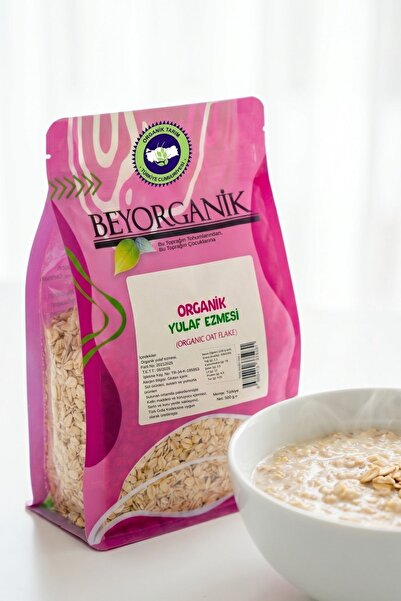 BEYORGANİK ORGANİK Yulaf Ezmesi 500gr  (AFLATOKSİN ve PESTİSİT ANALİZLİ) %100...