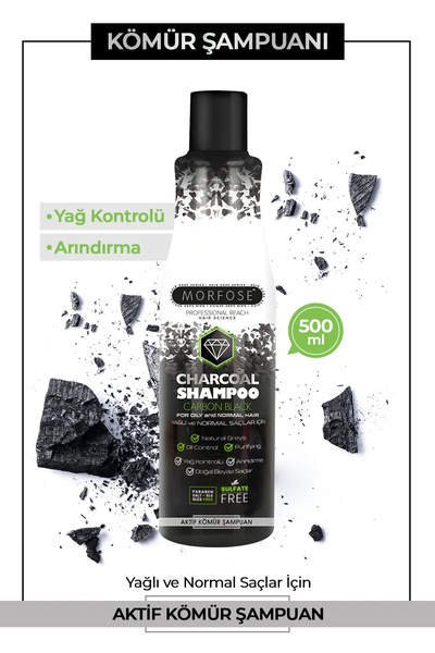 Morfose Saç Şampuanı Karbon 500 ml