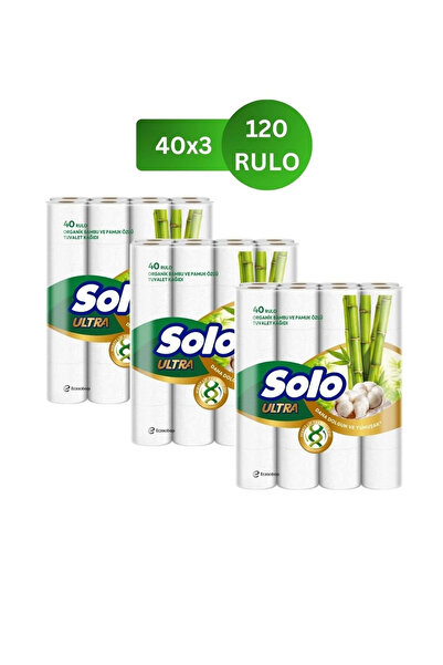 Solo Tuvalet Kağıdı Bambu Katkılı 120'li