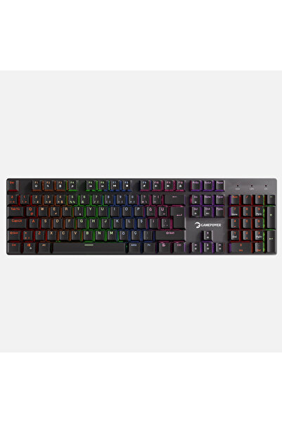 GamePower Ogre RGB 60M Red Switch Türkçe Q USB Mekanik Gaming Klavye