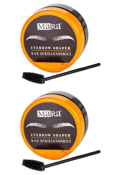 Mara أداة تشكيل الحواجب Eyebrow Shaper 50 مل 2 قطعة