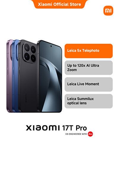 Xiaomi 17T Pro 12G+512G Mor (Xiaomi Türkiye Garantili)