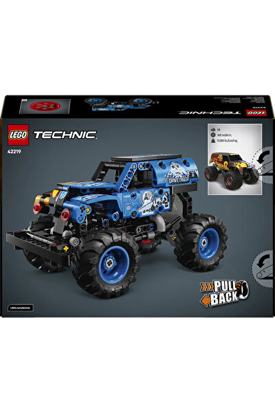 LEGO ® Technic Monster Jam™ Grave Digger™ Ateş ve Buz 42219 – 7+ için Oyuncak Yapım Seti (263 Parça)