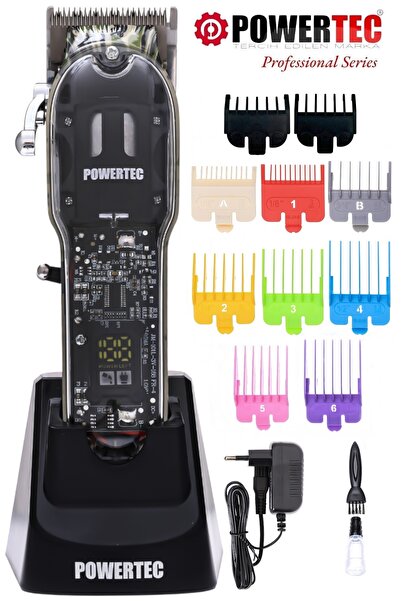 POWERTEC TR-8700 Saç Sakal Tıraş Makinesi (Black)