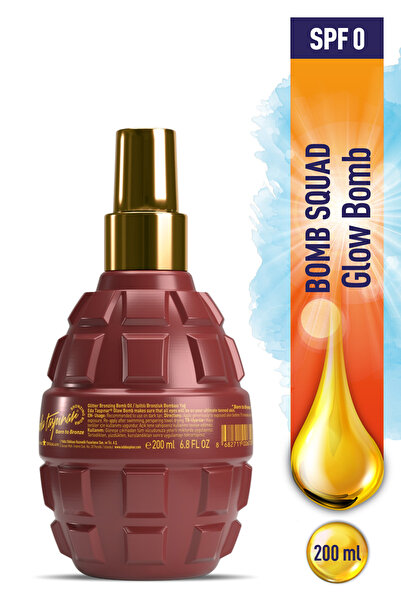 Eda Taşpınar Glow Bomb Glitter Bronzing Bomb Işıltılı Bronzlaştırıcı Güneş Yağ – Işıltılı 200 ml
